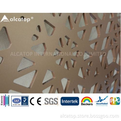 Facade Construction Material Aluminum Flower Panel